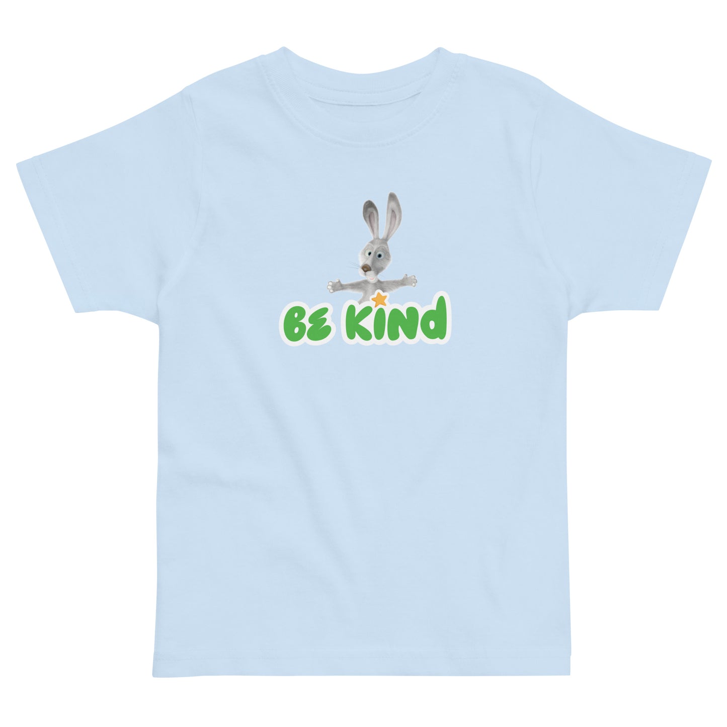 Masha and the Bear Friends Toddler Jersey Be Kind T-shirt Light Blue