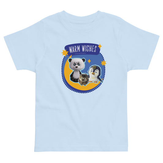 Masha and the Bear Friends Ramadan Toddler jersey t-shirt Light Blue T-SHIRT