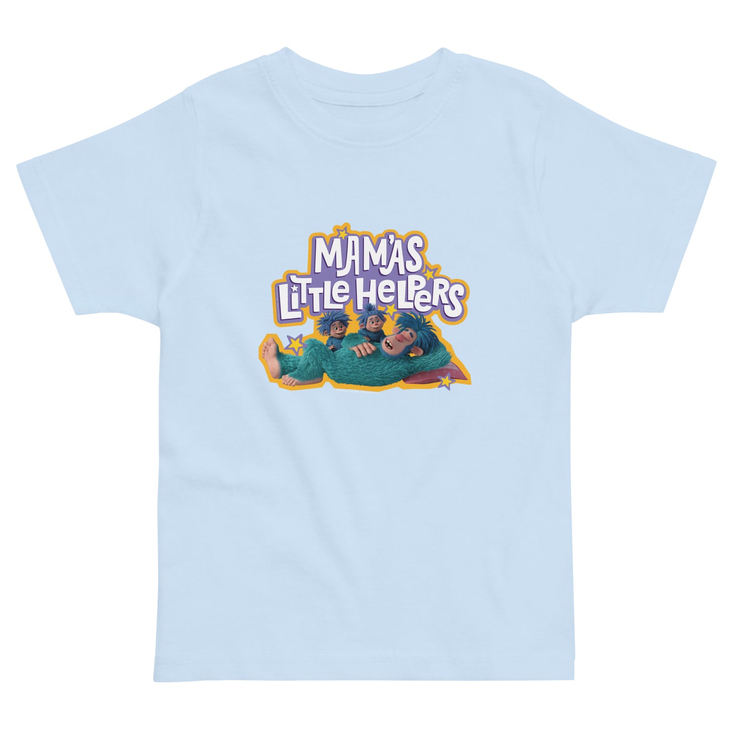 Masha and the Bear Friends For Her Toddler jersey t-shirt Light Blue T-SHIRT