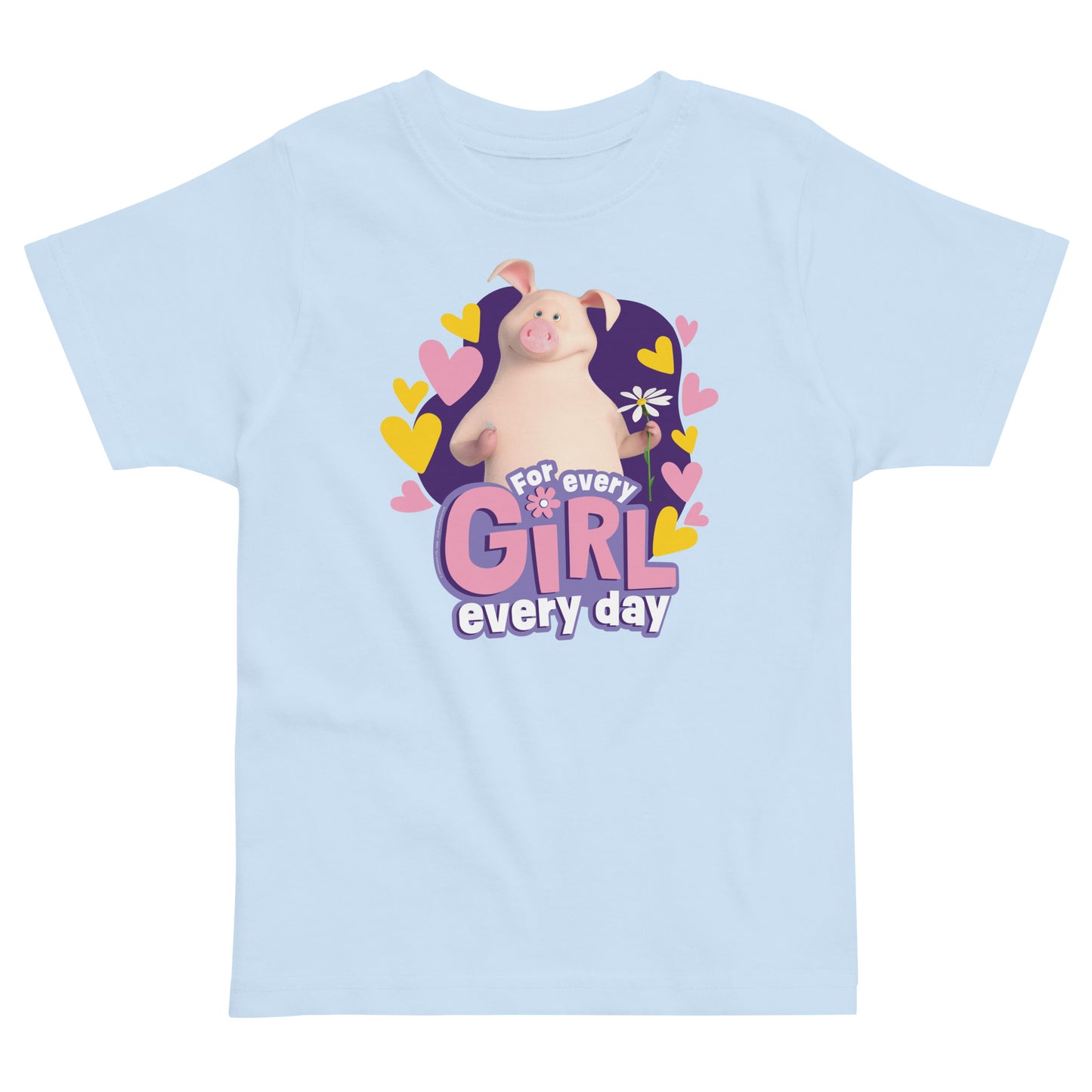 Masha and the Bear Friends For Her Toddler jersey t-shirt Light Blue T-SHIRT