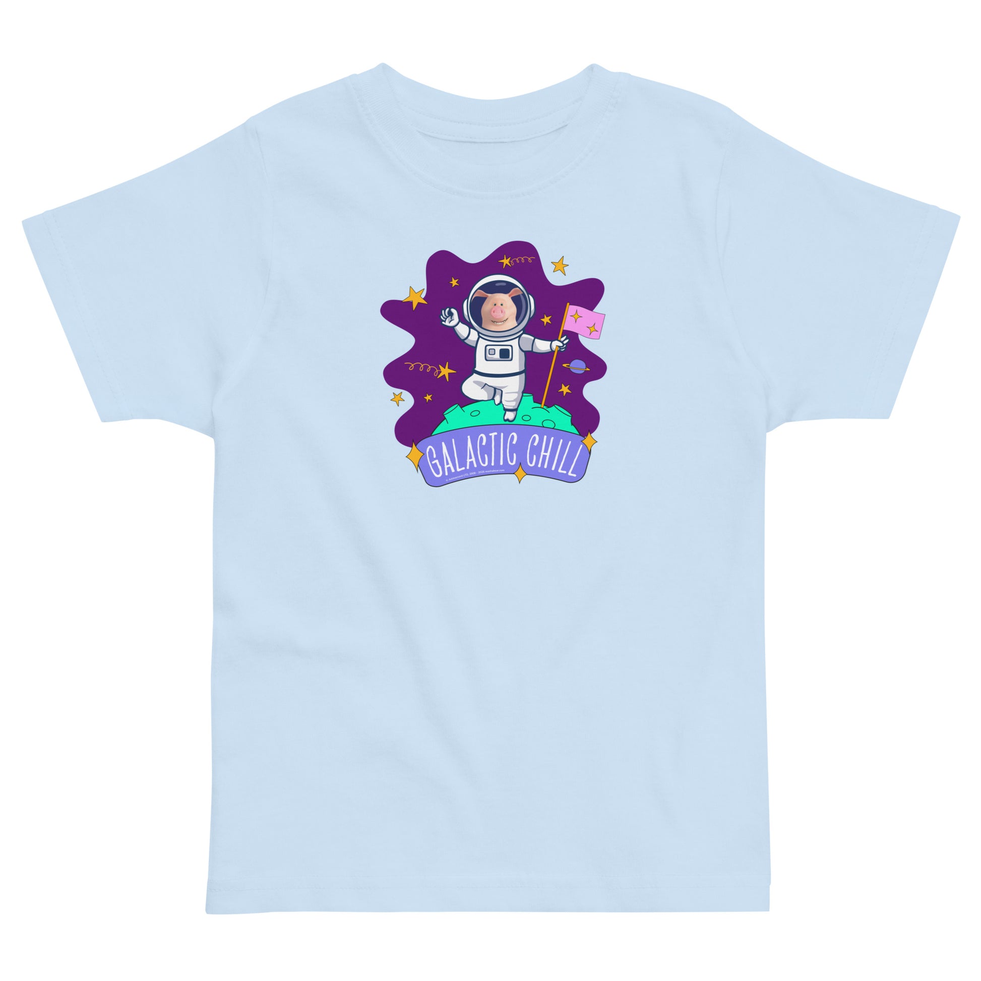 Masha and the Bear Friends Galactic Chill Toddler jersey t-shirt Light Blue T-SHIRT