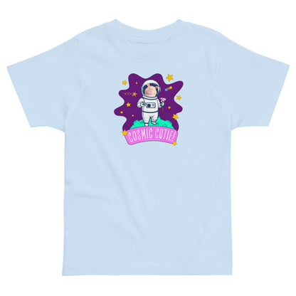 Masha and the Bear Friends Cosmic Cutie! Toddler jersey t-shirt Light Blue T-SHIRT