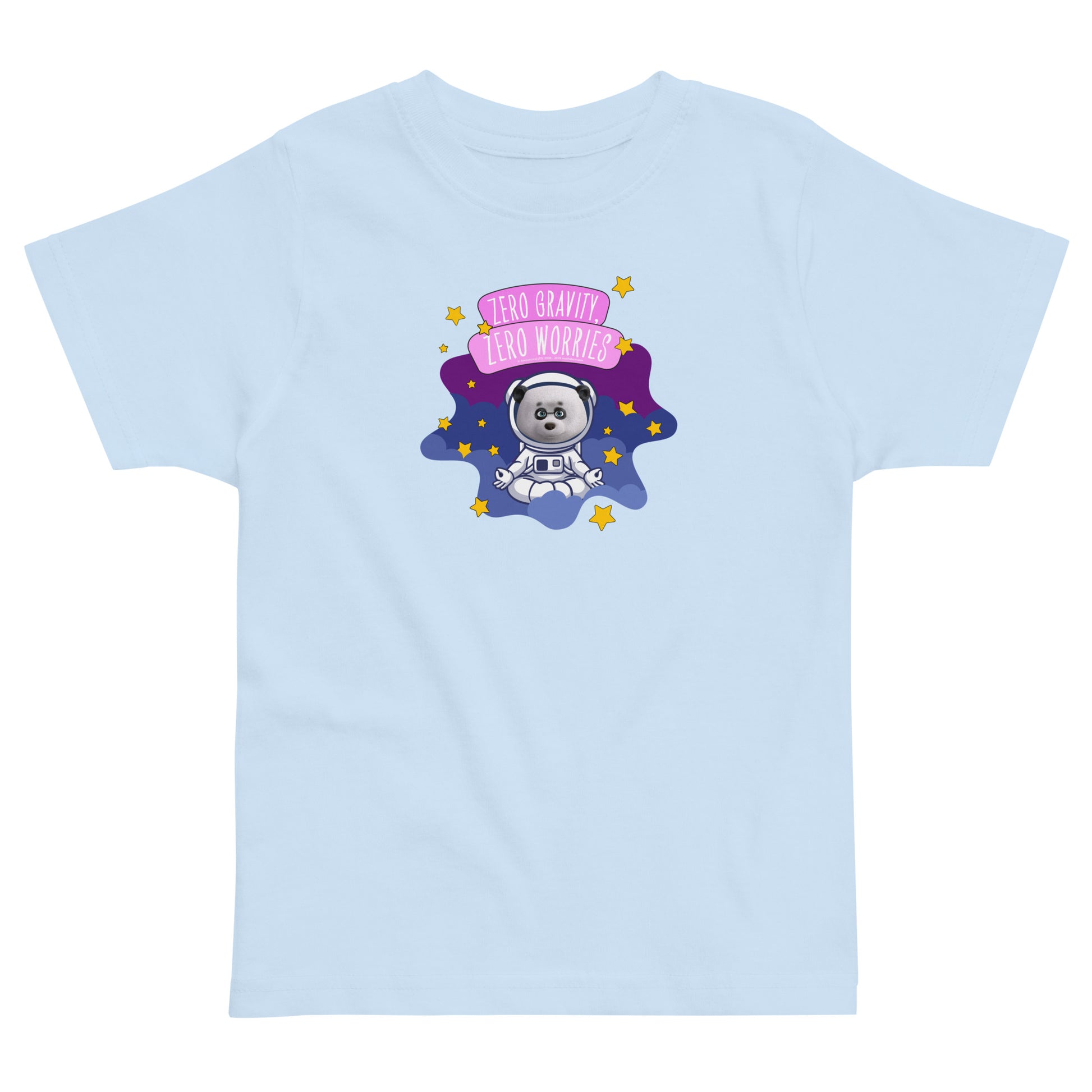Masha and the Bear Friends Zero Worries Toddler jersey t-shirt Light Blue T-SHIRT