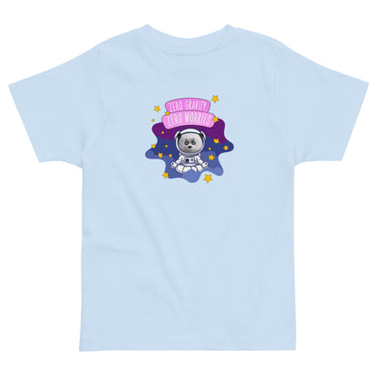 Masha and the Bear Friends Zero Worries Toddler jersey t-shirt Light Blue T-SHIRT