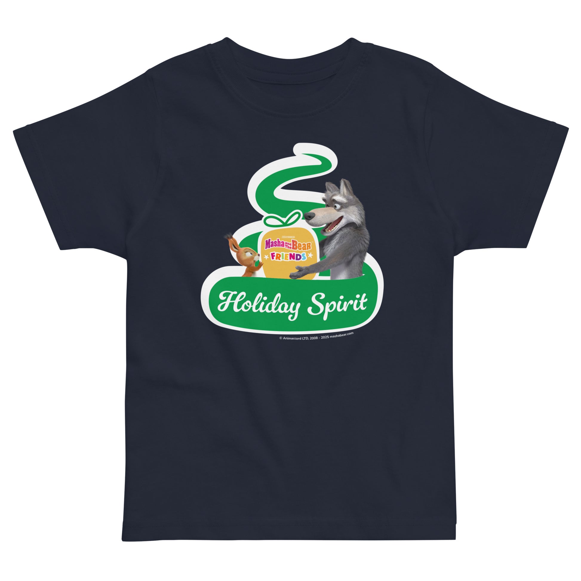 Masha and the Bear Friends Christmas Toddler Jersey T-shirt T-SHIRT