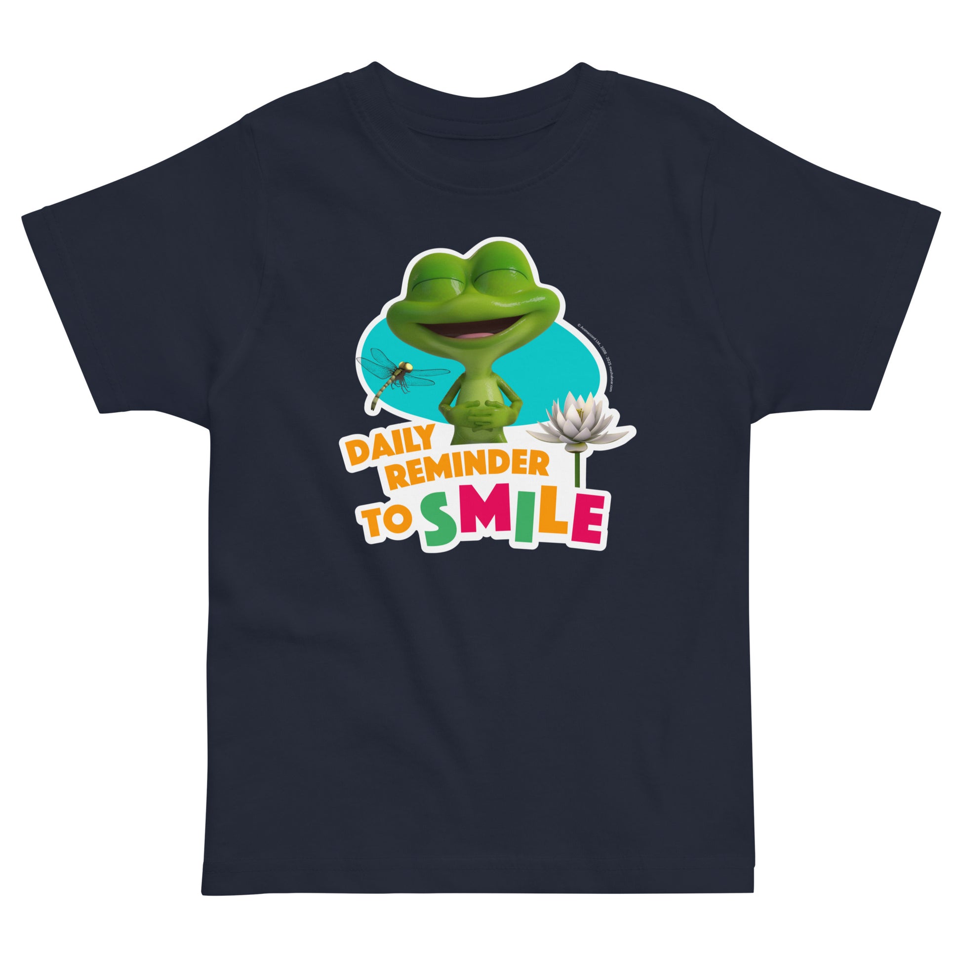 Masha and the Bear Friends: Swamp Squad Toddler jersey t-shirt Navy T-SHIRT