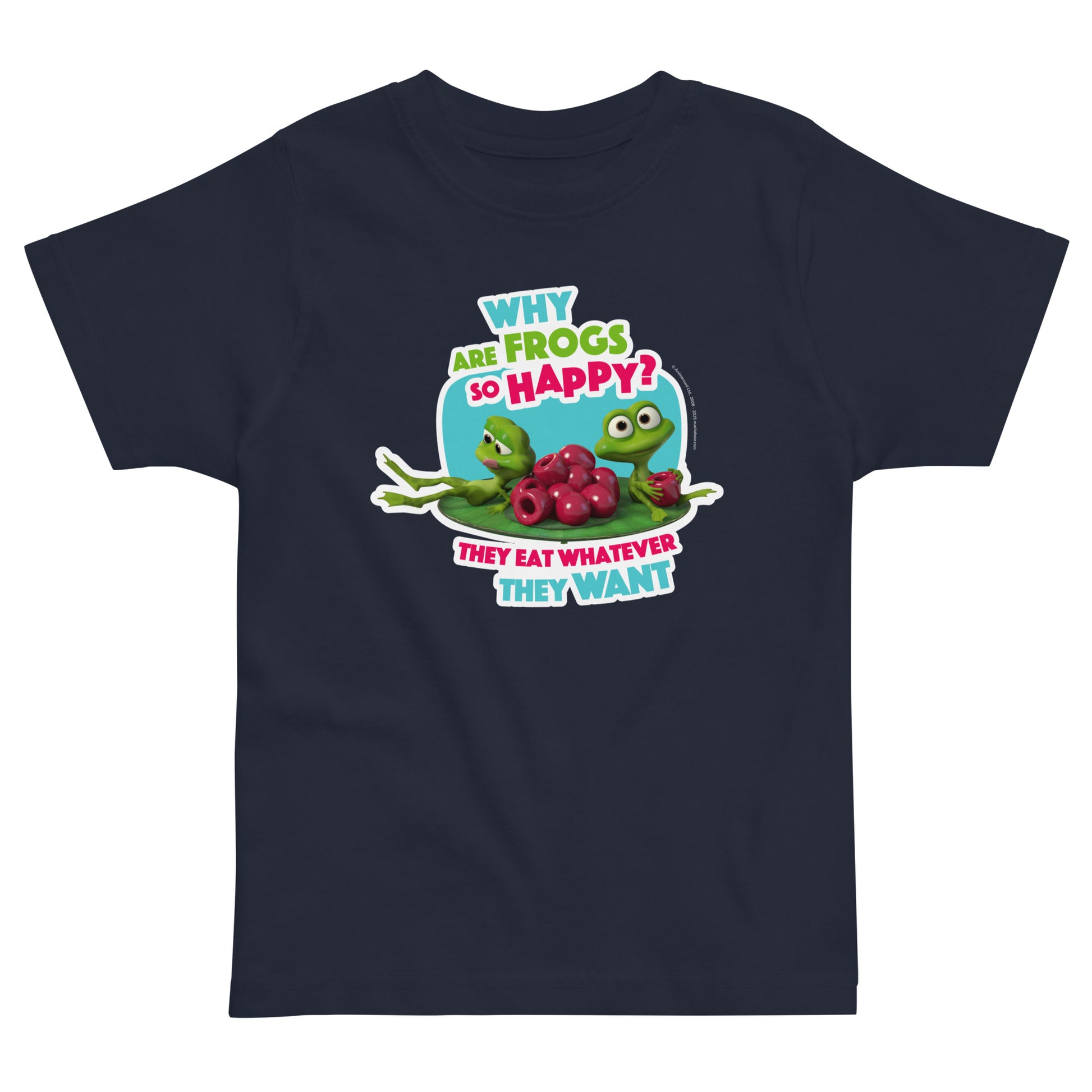 Masha and the Bear Friends: Swamp Squad Toddler jersey t-shirt Navy T-SHIRT
