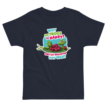 Masha and the Bear Friends: Swamp Squad Toddler jersey t-shirt Navy T-SHIRT
