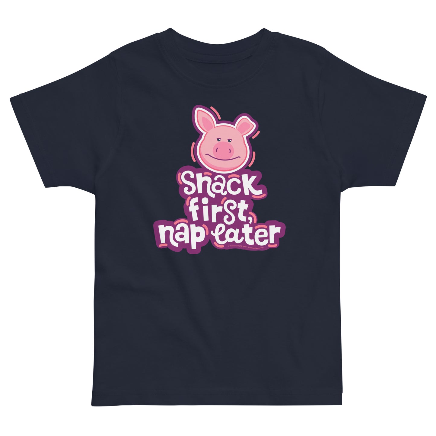 Masha and the Bear Friends: Emoji Toddler jersey t-shirt Navy T-SHIRT