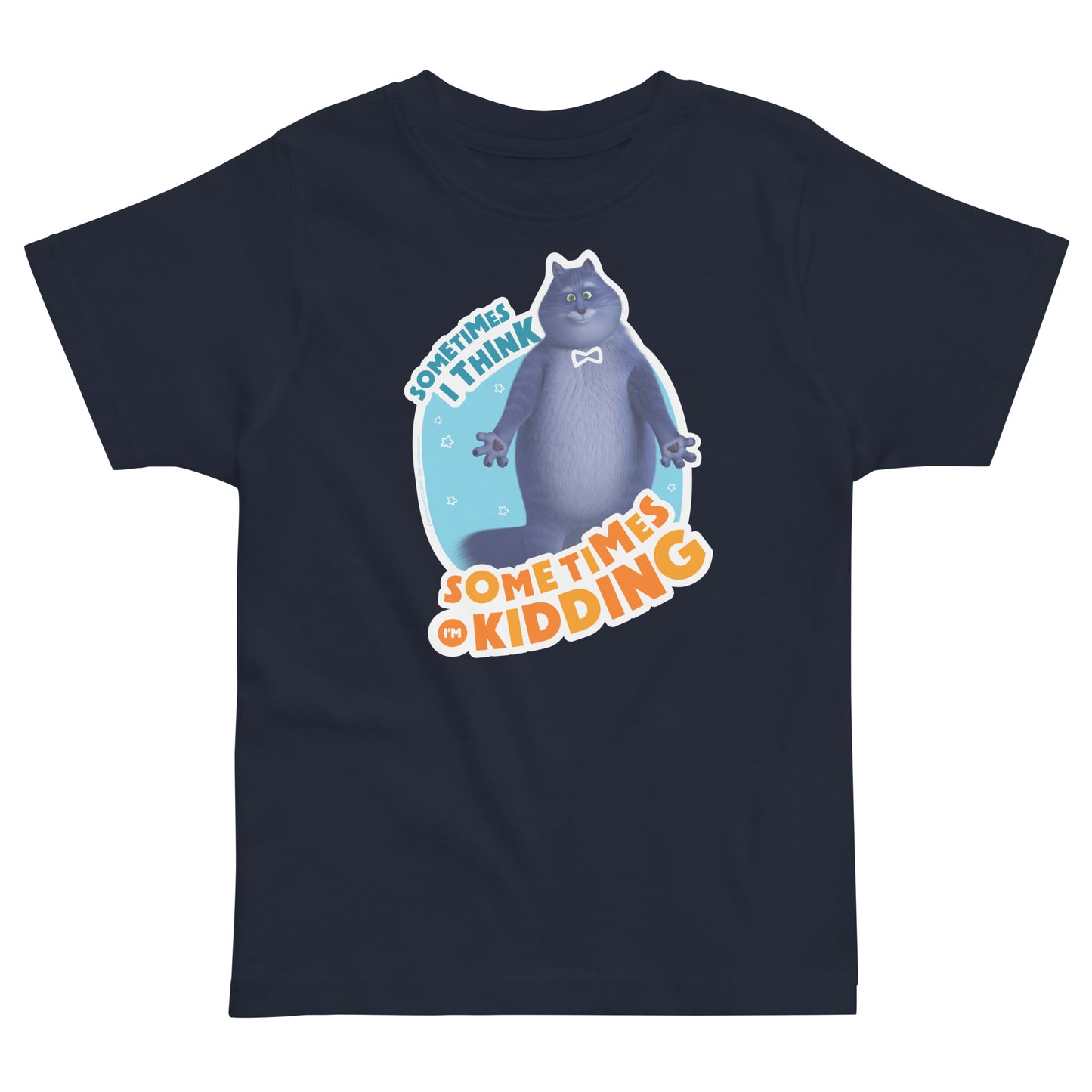 Masha and the Bear Friends: Cat Toddler jersey t-shirt Navy T-SHIRT