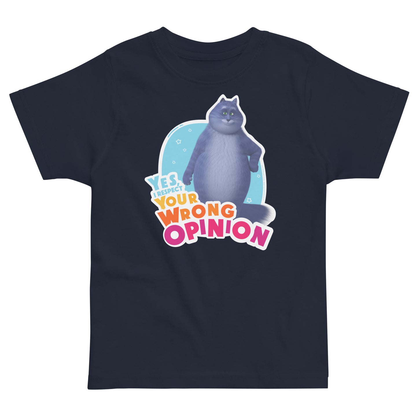 Masha and the Bear Friends: Cat Toddler jersey t-shirt Navy T-SHIRT