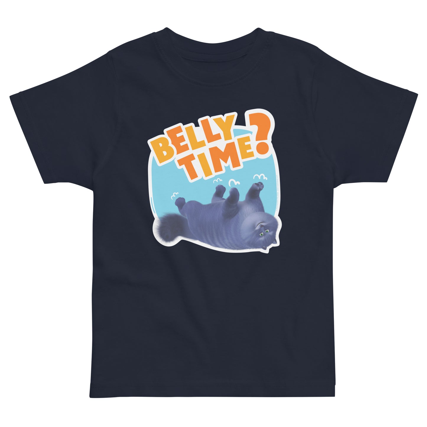 Masha and the Bear Friends: Cat Toddler jersey t-shirt Navy T-SHIRT