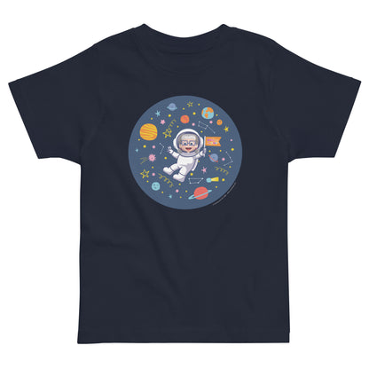 Masha and The Bear Friends Cosmic #2 Toddler Jersey T-shirt Navy