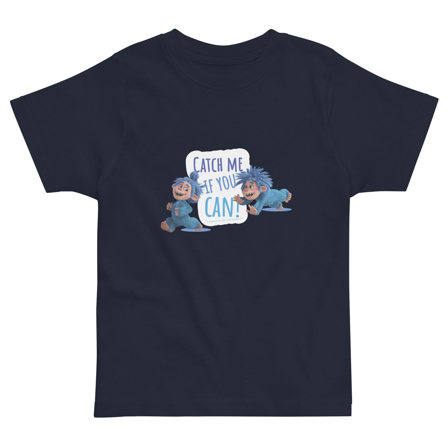 Masha and the Bear Friends Catch Me If You Can! Toddler Jersey T-shirt Navy T-SHIRT