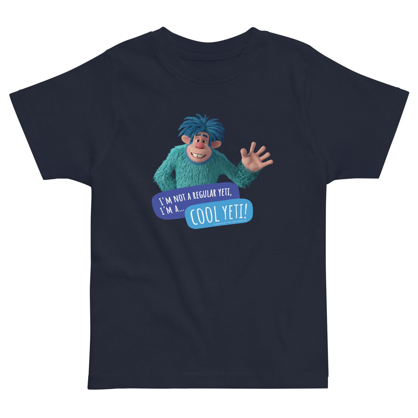 Masha and the Bear Friends Cool Yeti! Toddler Jersey T-shirt Navy T-SHIRT
