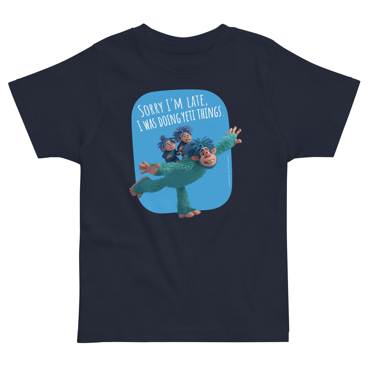 Masha and the Bear Friends Sorry I'm Late Toddler Jersey T-shirt Navy T-SHIRT