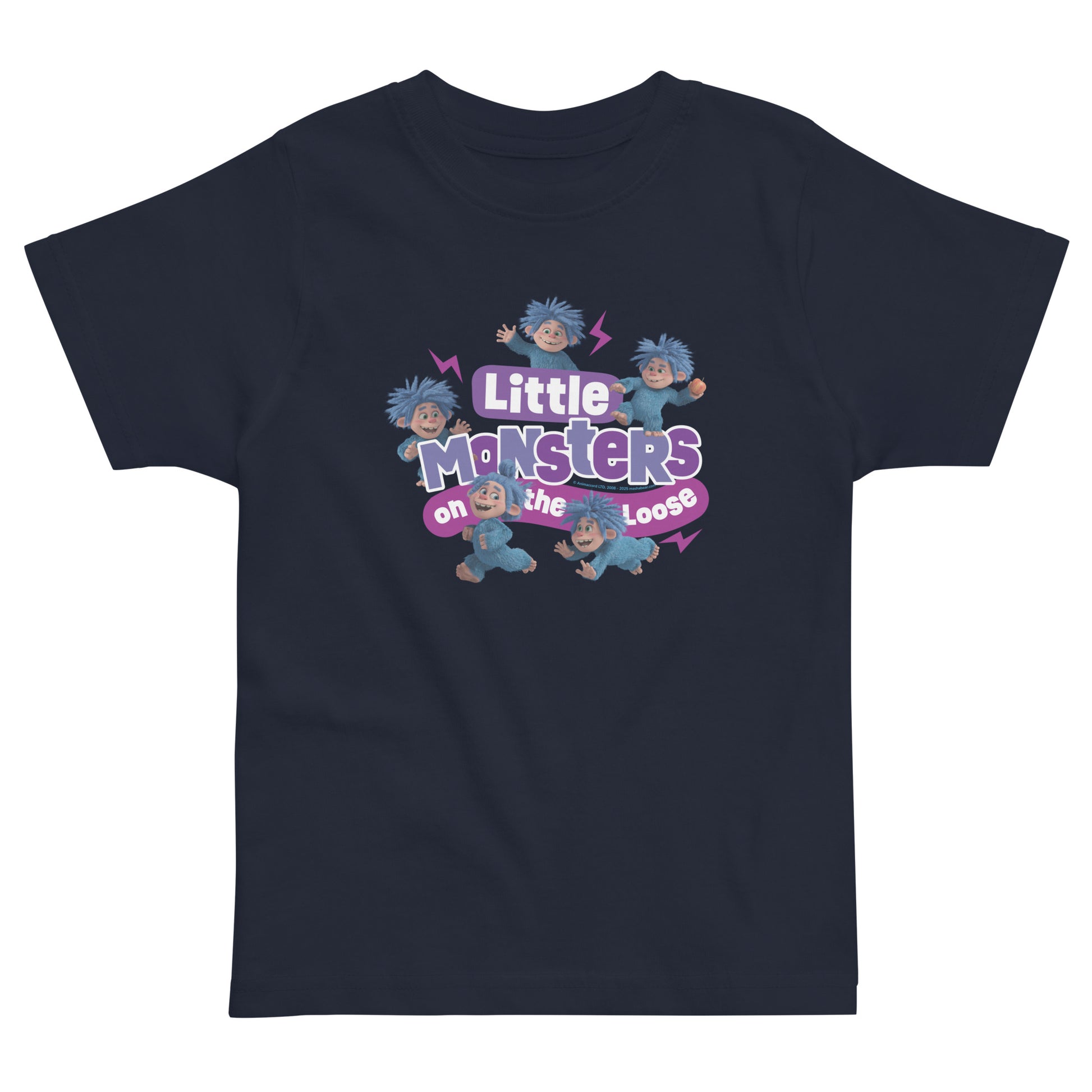 Masha and the Bear Friends Little Monsters Toddler Jersey T-shirt Navy T-SHIRT