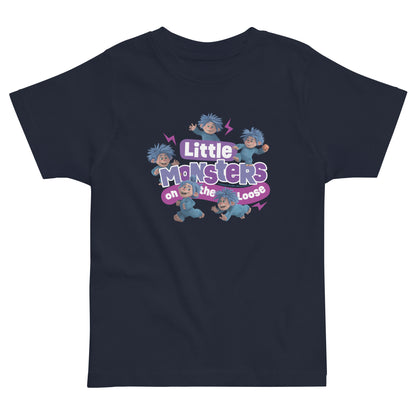 Masha and the Bear Friends Little Monsters Toddler Jersey T-shirt Navy T-SHIRT