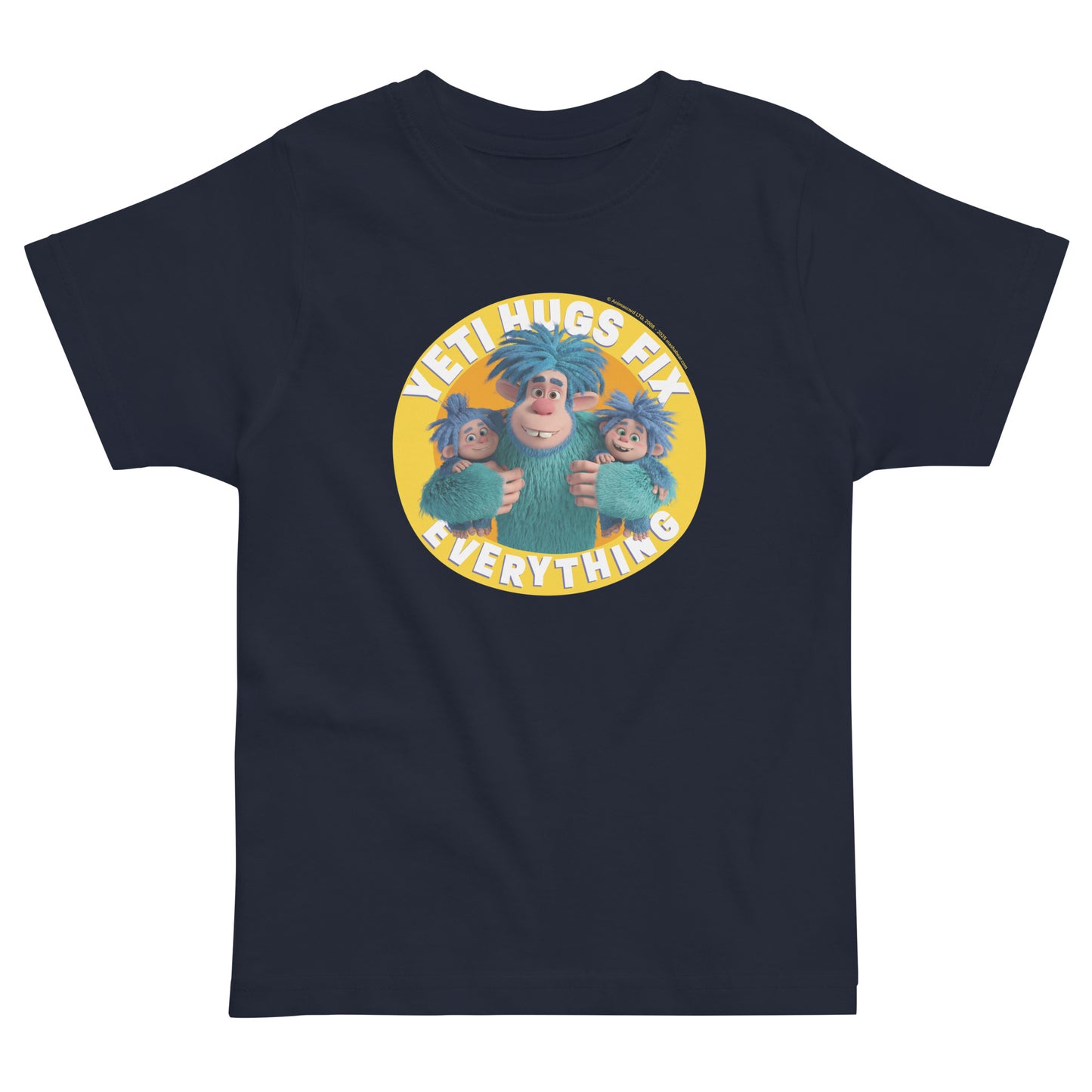 Masha and the Bear Friends Yeti HugsToddler Jersey T-shirt Navy T-SHIRT