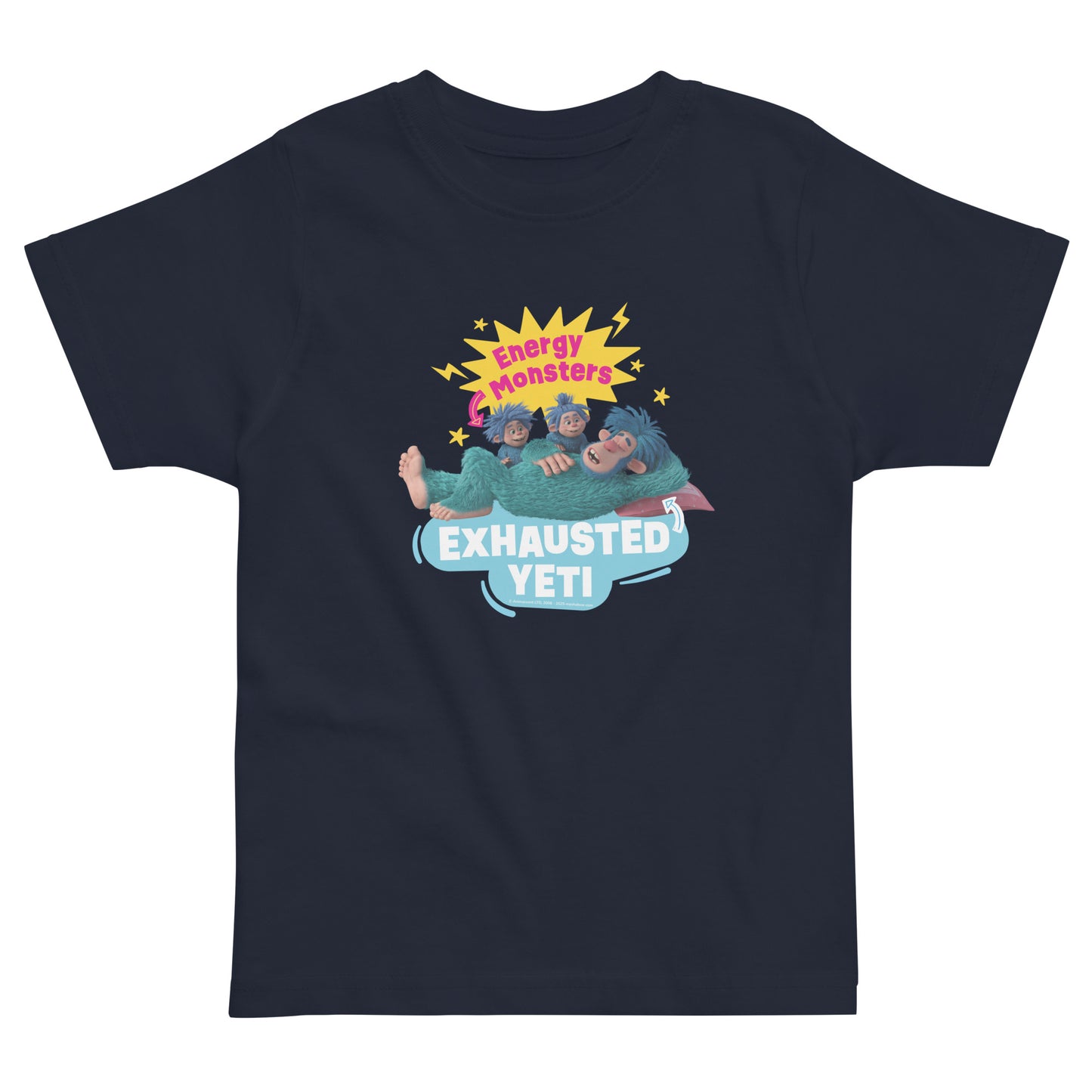 Masha and the Bear Energy Monsters Toddler Jersey T-shirt Navy T-SHIRT