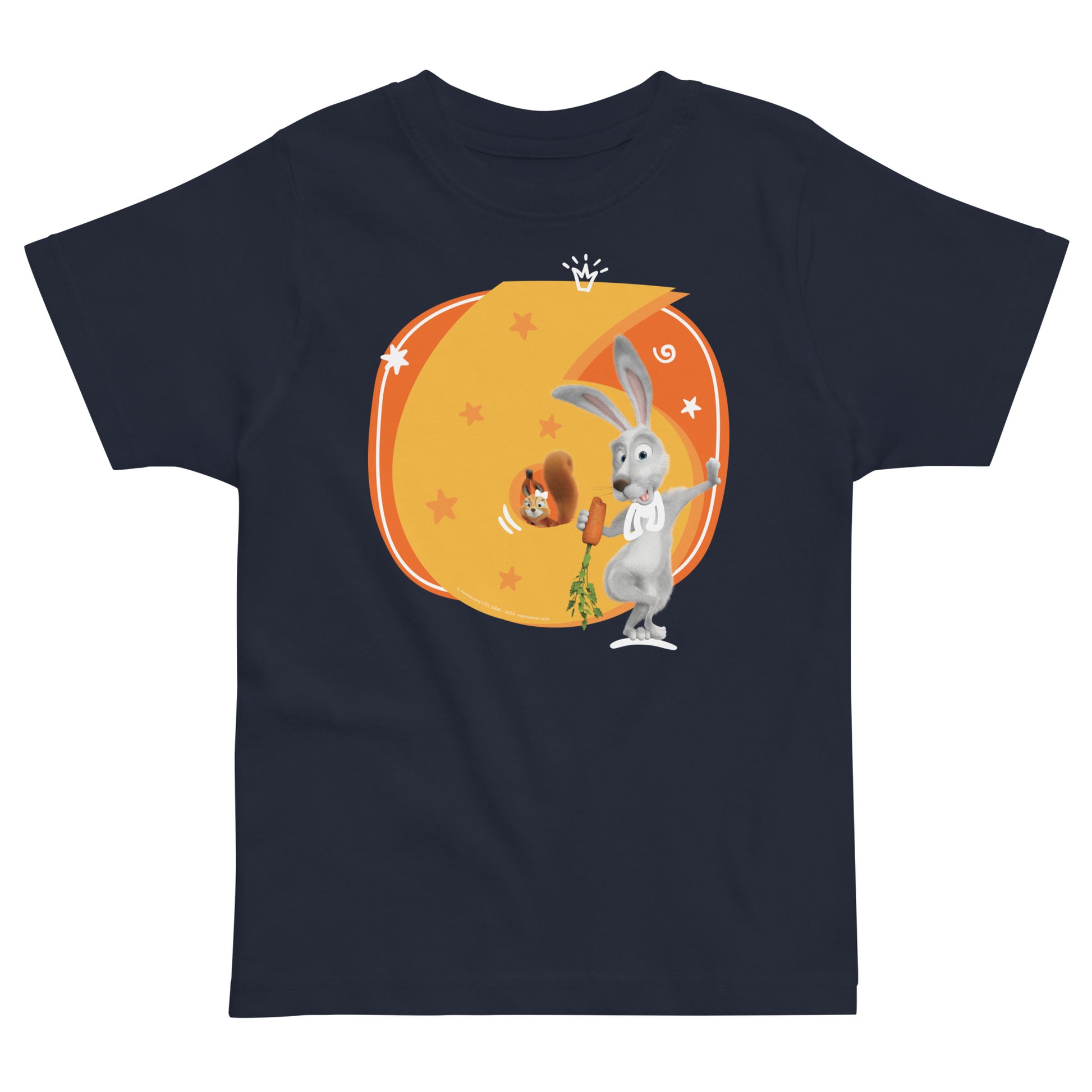 Masha and the Bear Friends Toddler Jersey 6 Years T-shirt Navy