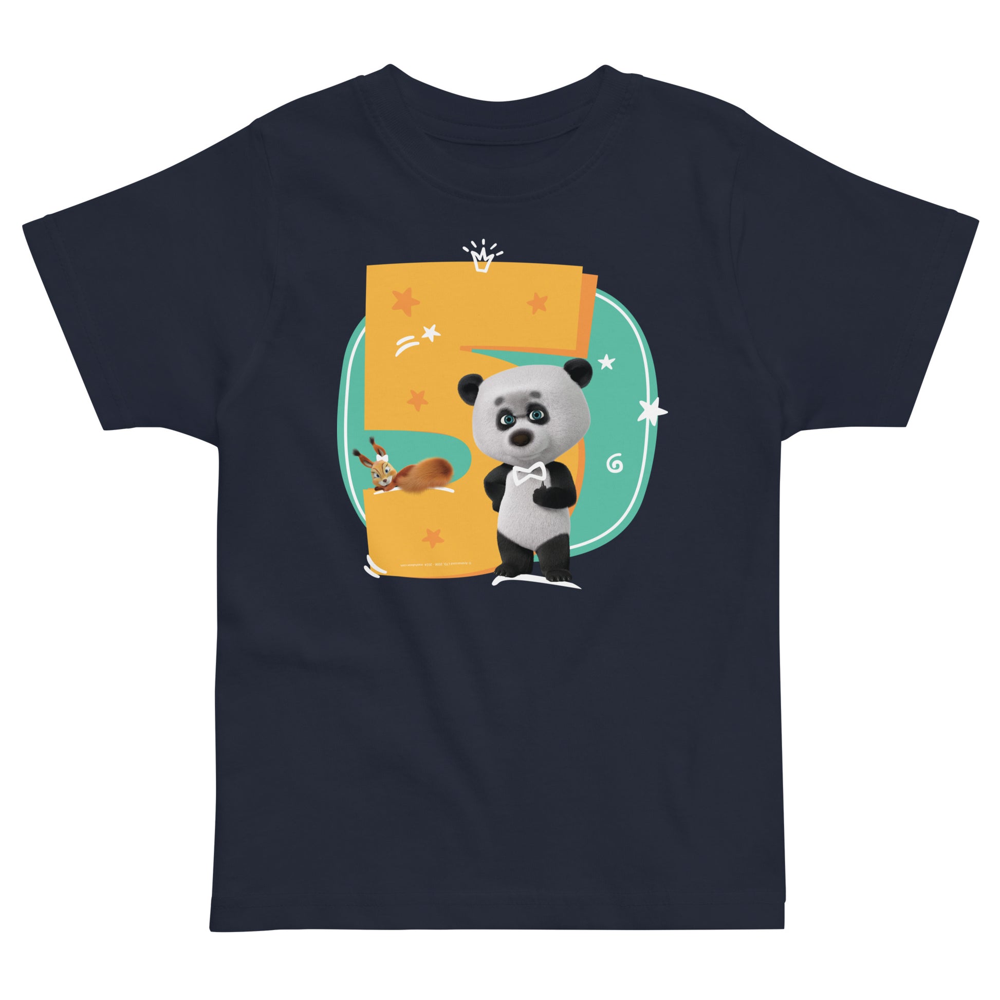 Masha and the Bear Friends Toddler Jersey 5 Years T-shirt Navy