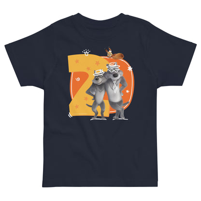 Masha and the Bear Friends Toddler Jersey 2 Years T-shirt Navy