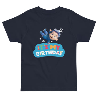 Masha and the Bear Friends Toddler Jersey Birthday #3 T-shirt Navy
