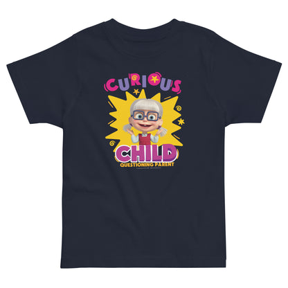 Masha and the Bear Friends Toddler Jersey Curious Child T-shirt Navy