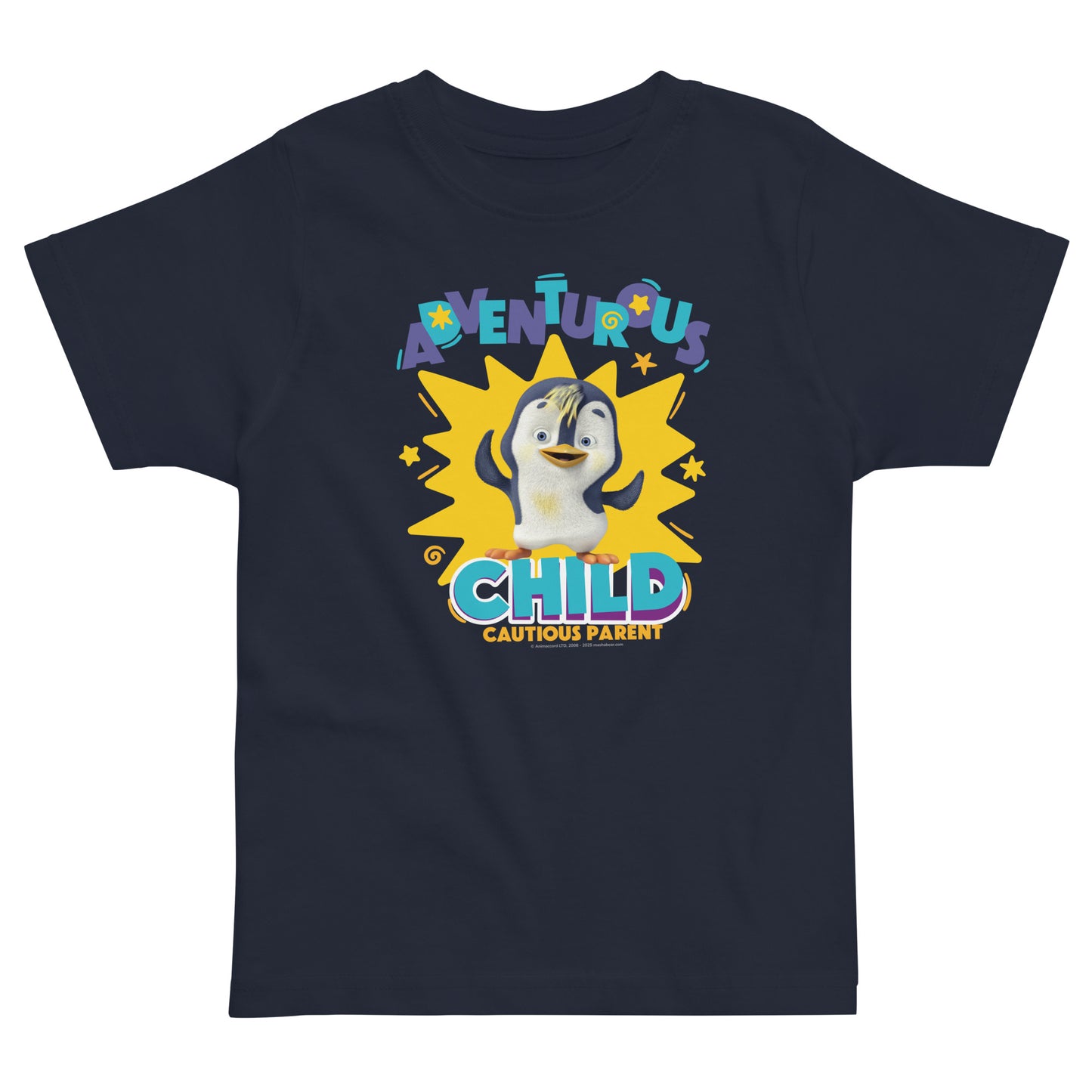 Masha and the Bear Friends Toddler Jersey Adventurous Child T-shirt Navy