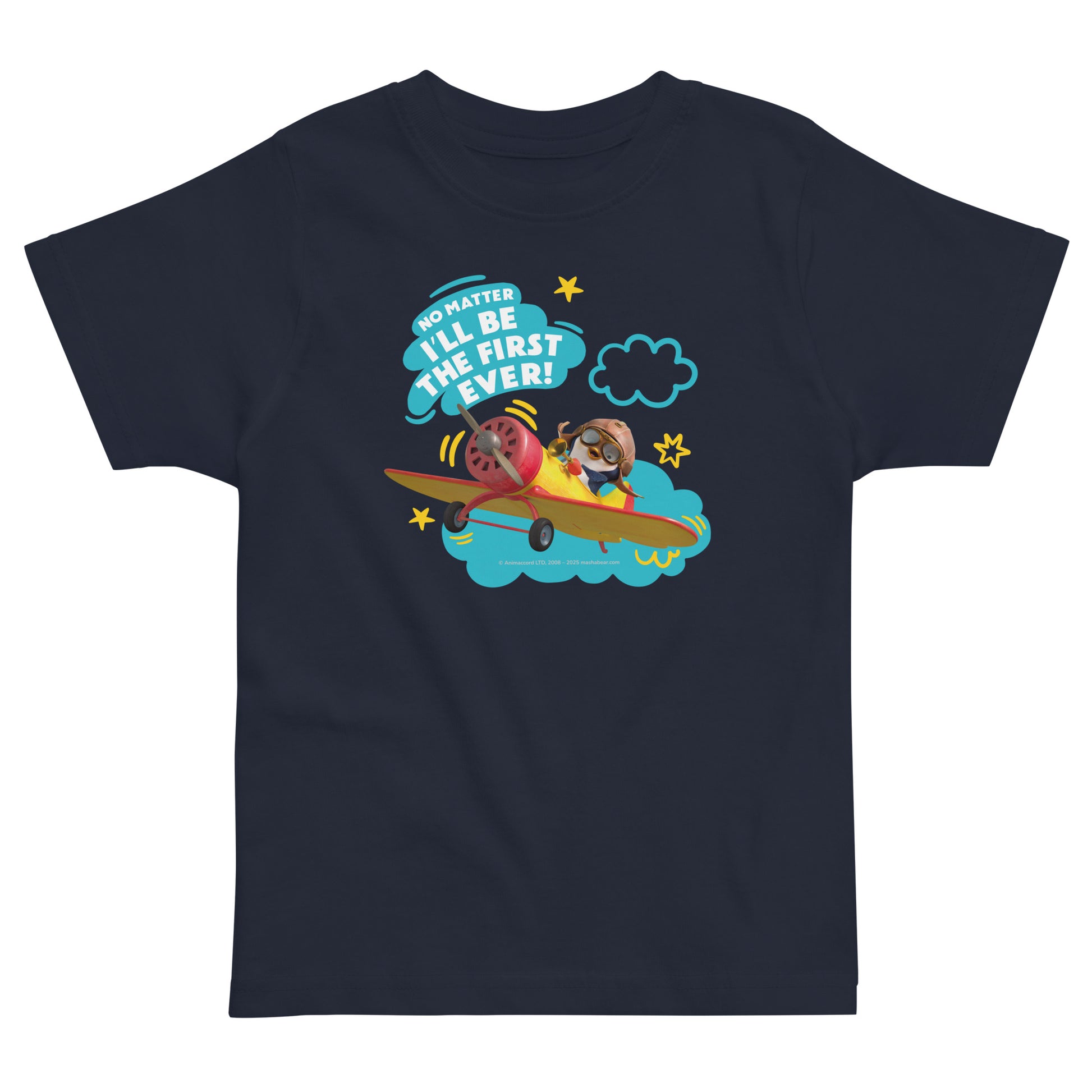 Masha and the Bear Friends Toddler Jersey Be The First T-shirt Navy