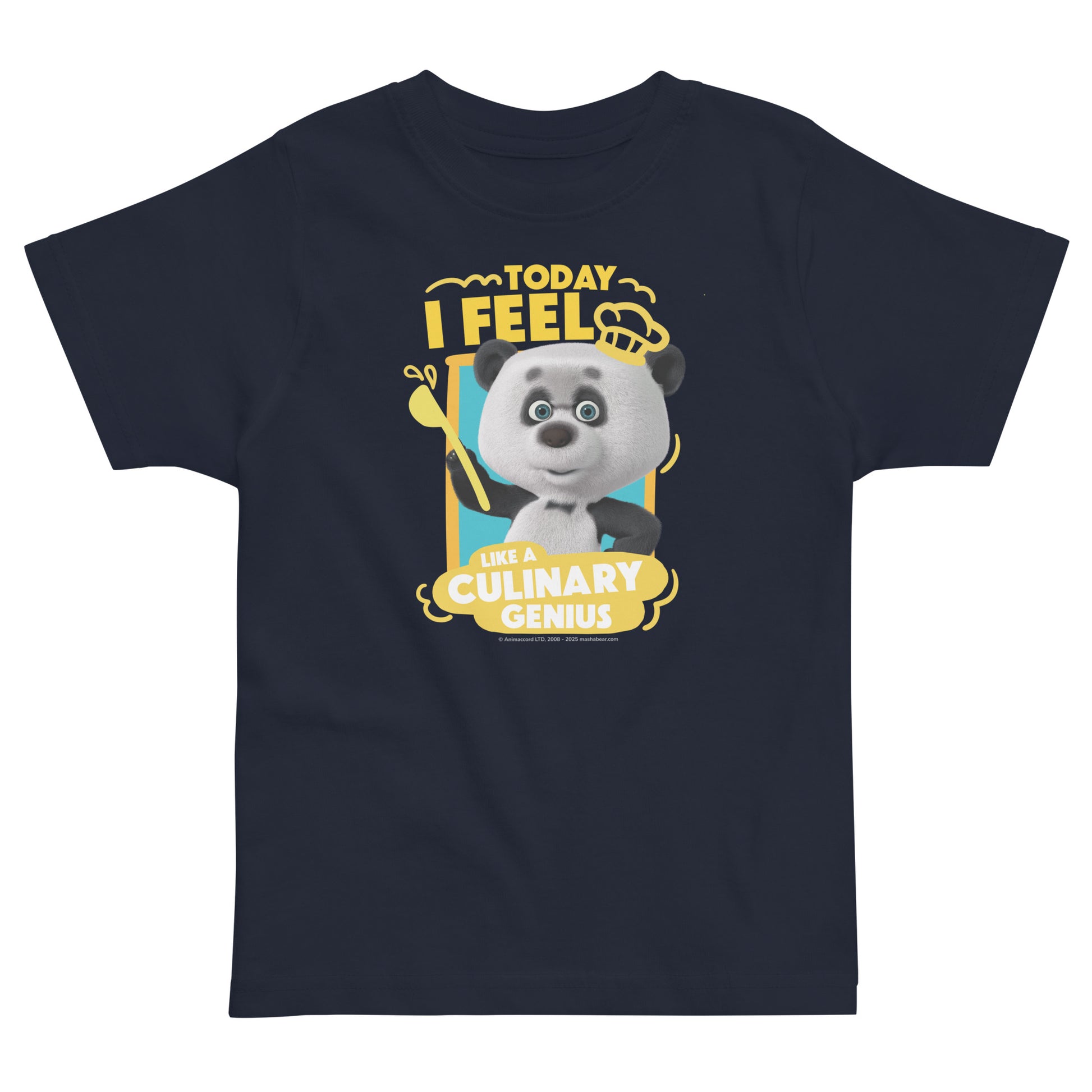 Masha and the Bear Friends Toddler Jersey Culinary T-shirt Navy