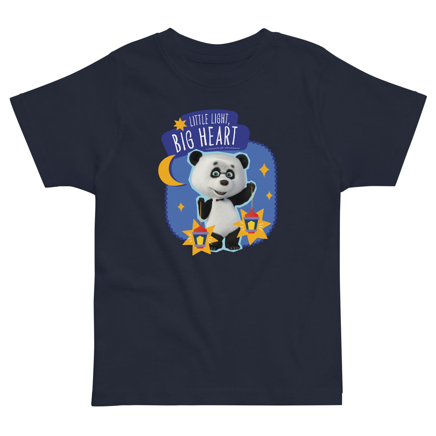 Masha and the Bear Friends Ramadan Toddler jersey t-shirt Navy T-SHIRT