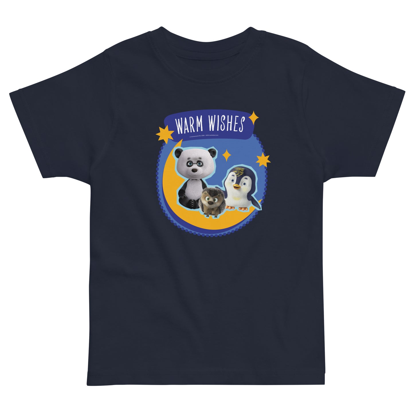 Masha and the Bear Friends Ramadan Toddler jersey t-shirt Navy T-SHIRT