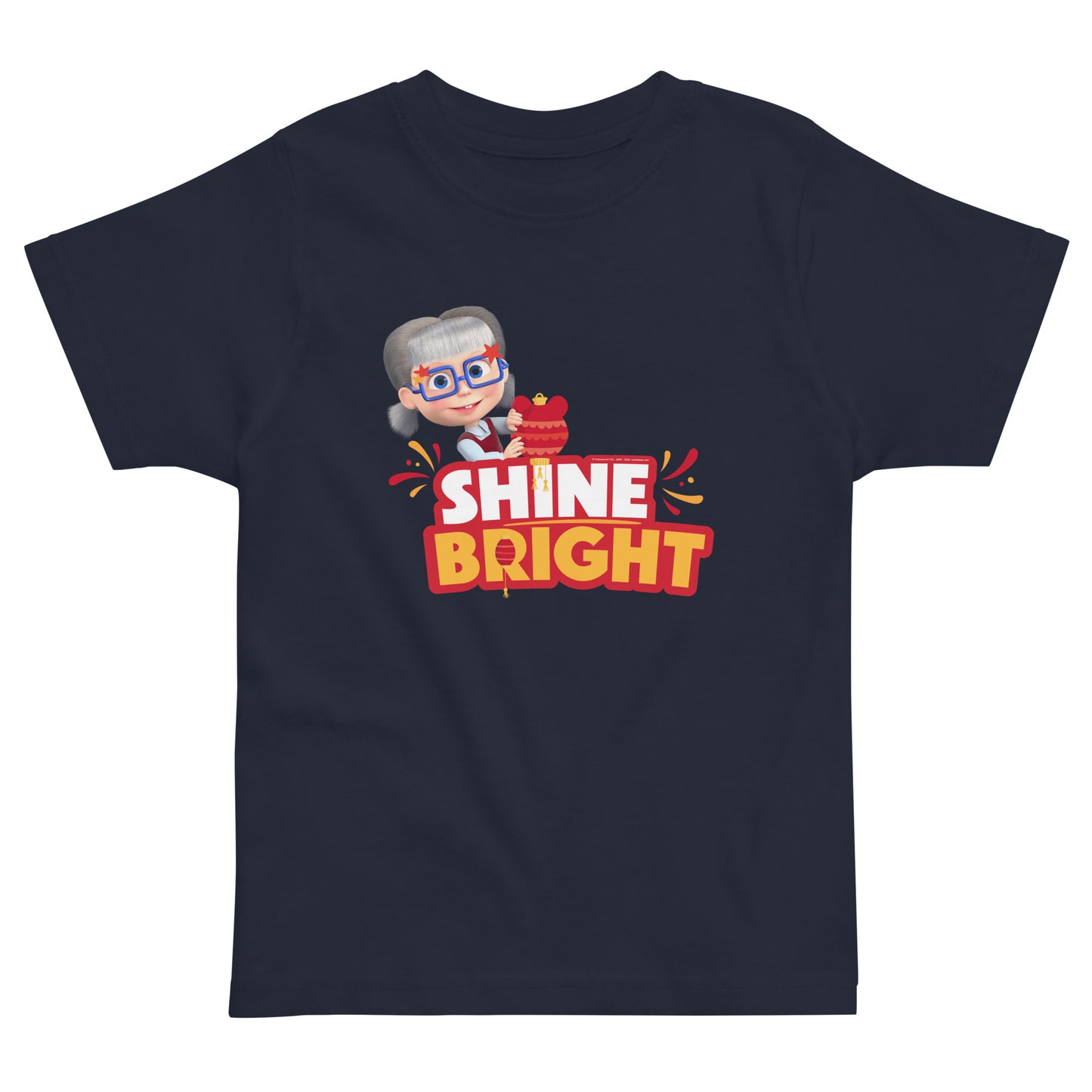 Masha and the Bear Friends Lunar Horse Toddler jersey t-shirt Navy T-SHIRT