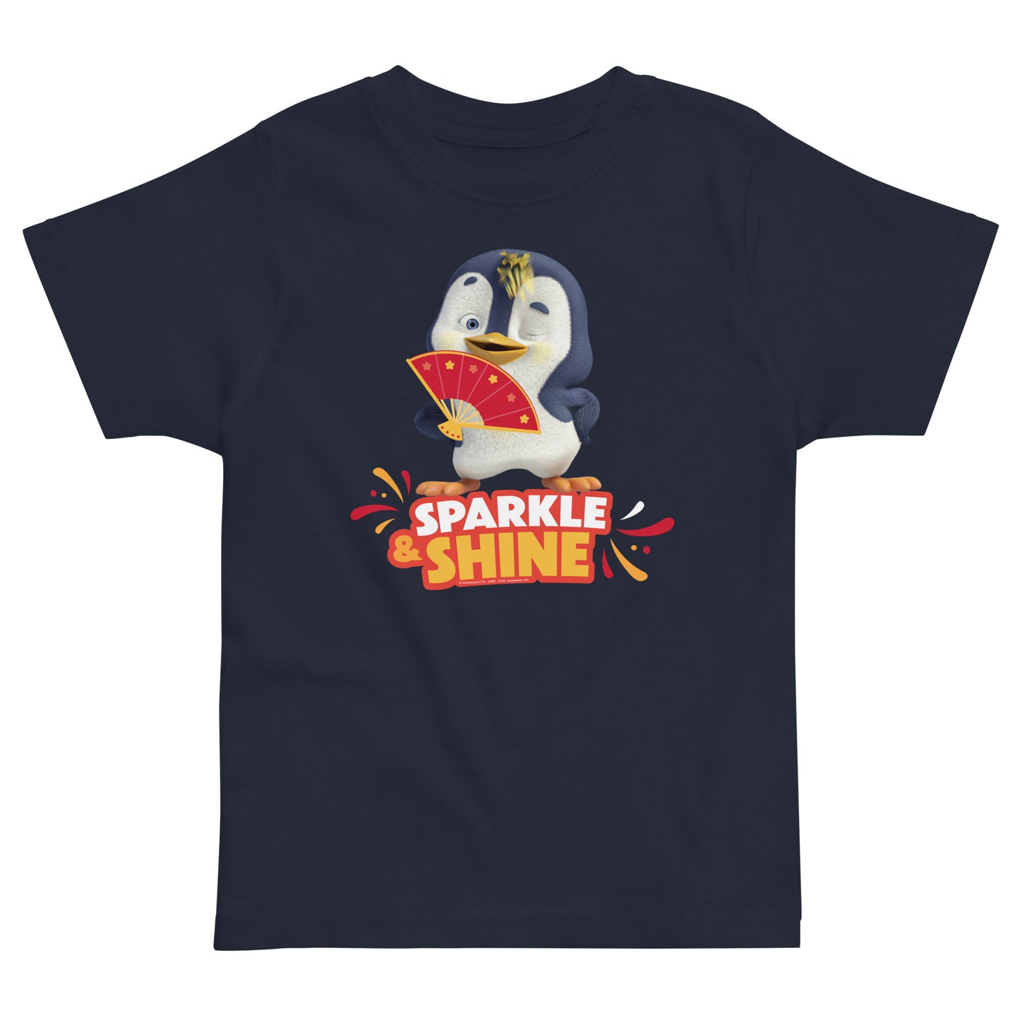 Masha and the Bear Friends Lunar Horse Toddler jersey t-shirt Navy T-SHIRT