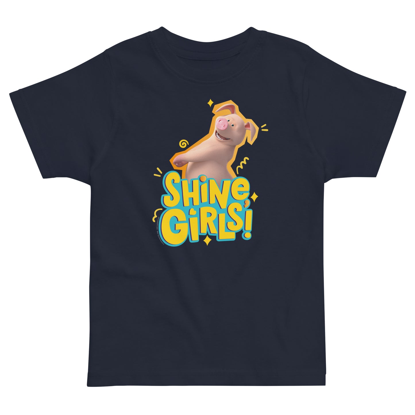 Masha and the Bear Friends For Her Toddler jersey t-shirt Navy T-SHIRT