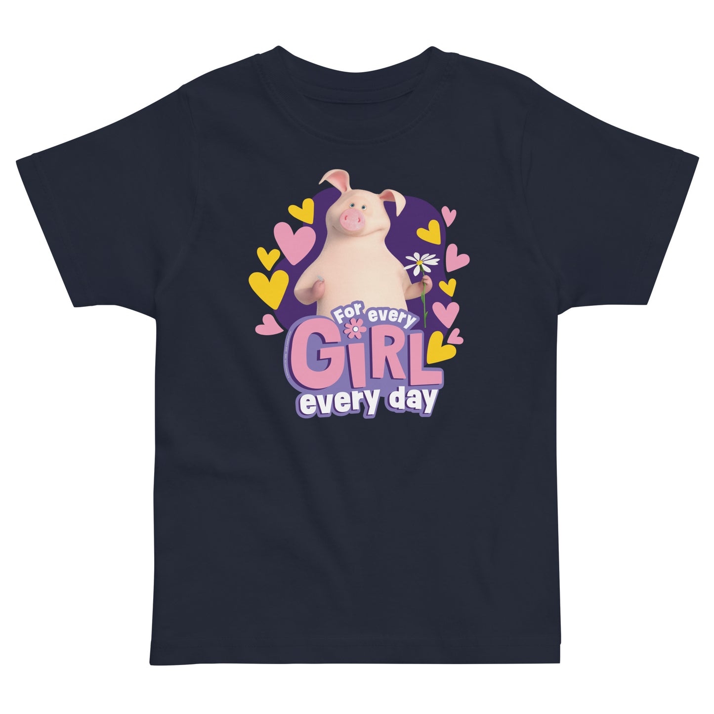 Masha and the Bear Friends For Her Toddler jersey t-shirt Navy T-SHIRT