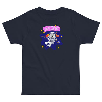 Masha and the Bear Friends Snackonaut Toddler jersey t-shirt Navy T-SHIRT