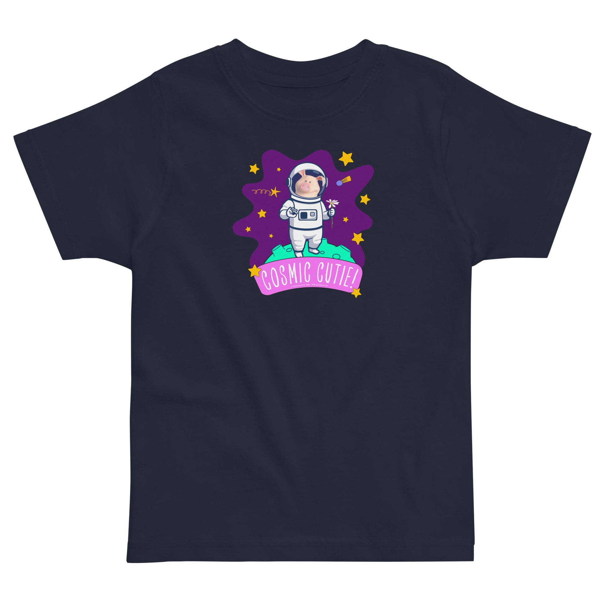 Masha and the Bear Friends Cosmic Cutie! Toddler jersey t-shirt Navy T-SHIRT