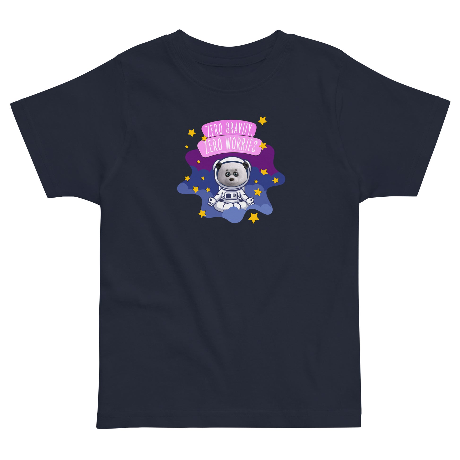 Masha and the Bear Friends Zero Worries Toddler jersey t-shirt Navy T-SHIRT