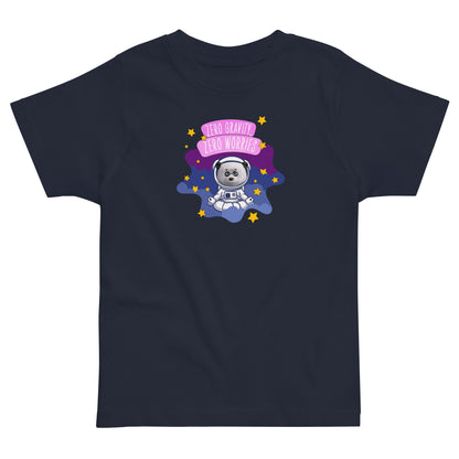 Masha and the Bear Friends Zero Worries Toddler jersey t-shirt Navy T-SHIRT