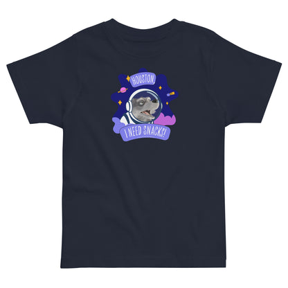 Masha and the Bear Friends I Need Snacks! Toddler jersey t-shirt Navy T-SHIRT