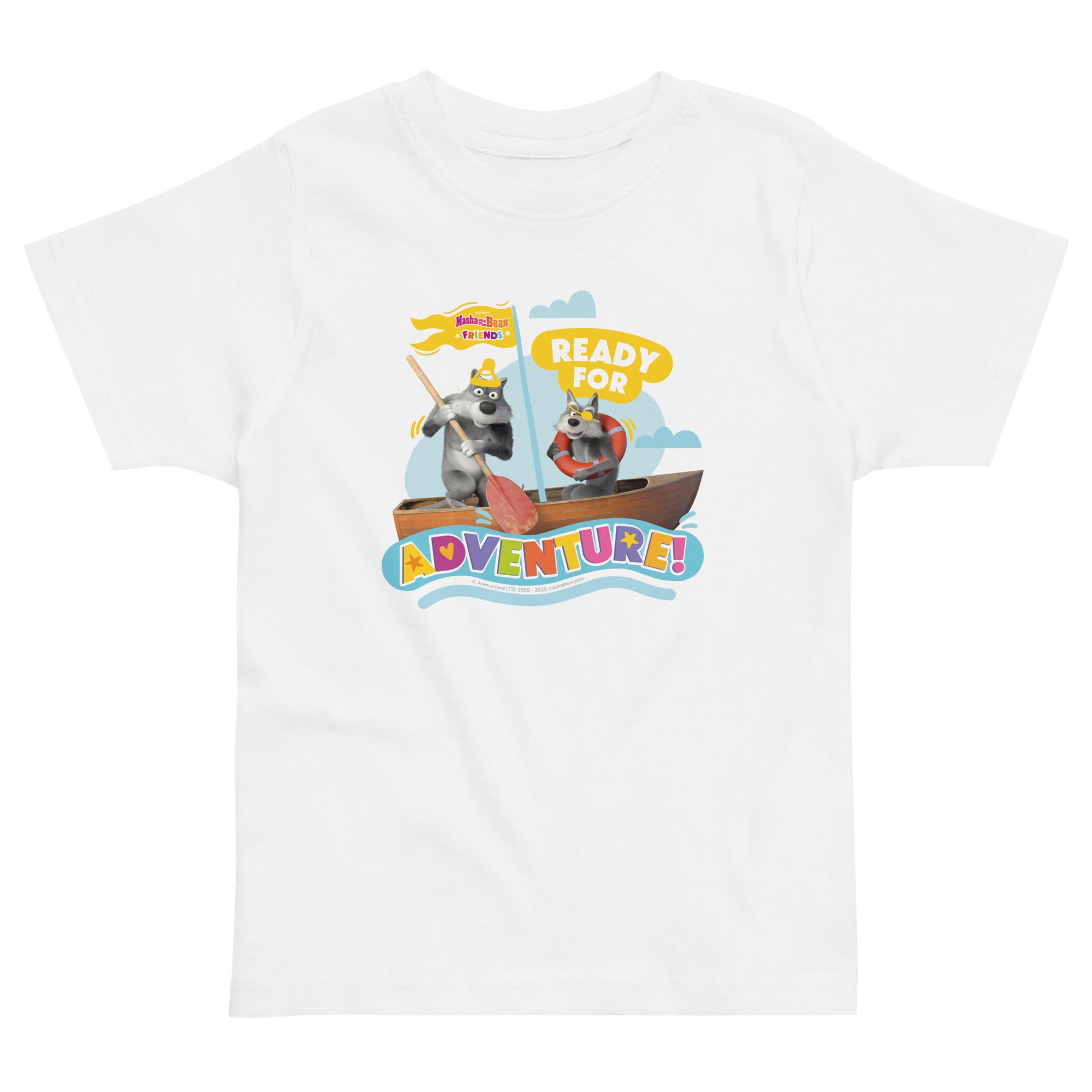 Masha and the Bear Friends Toddler Jersey Ready For Adventure #2 T-shirt