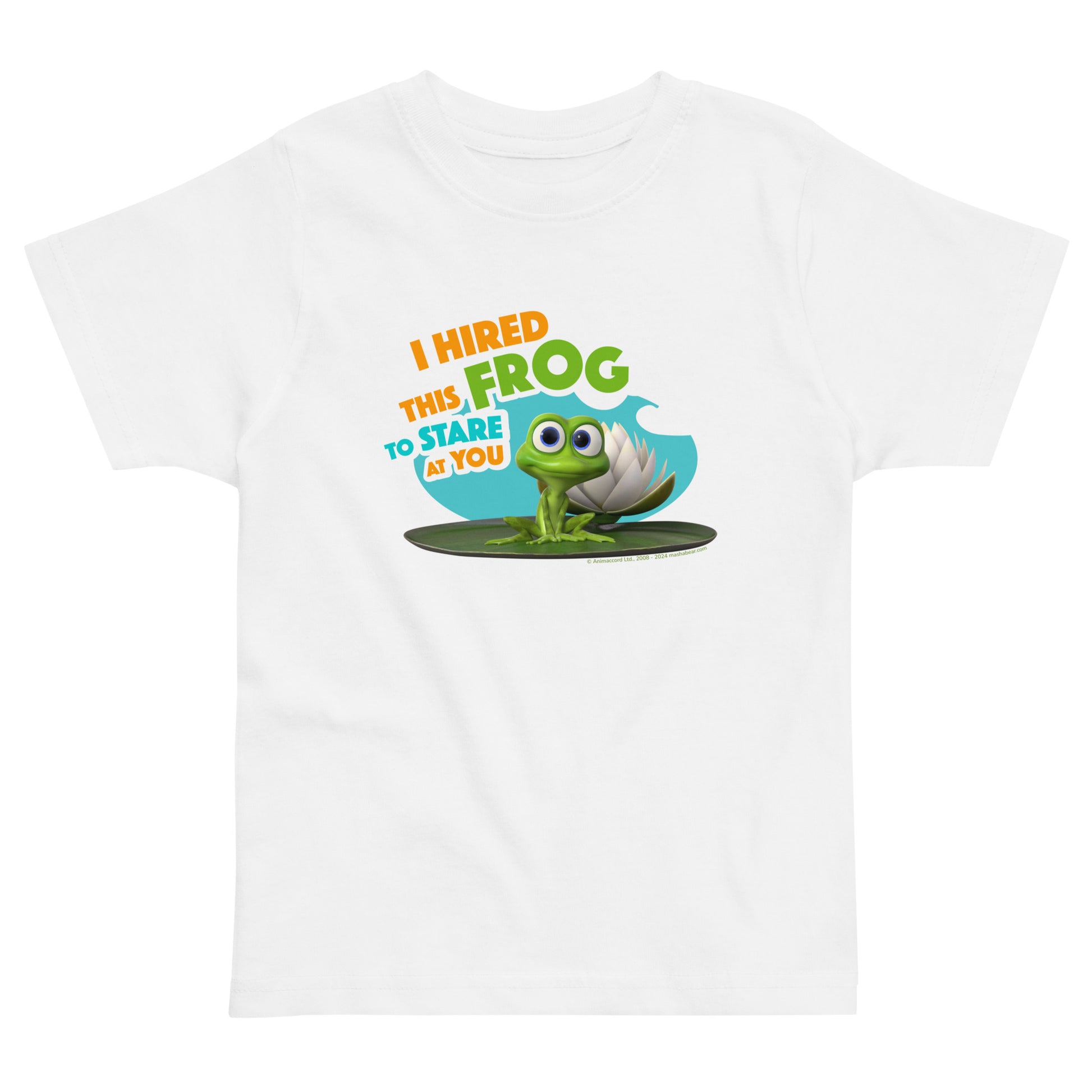 Masha and the Bear Friends: Swamp Squad Toddler jersey t-shirt White T-SHIRT