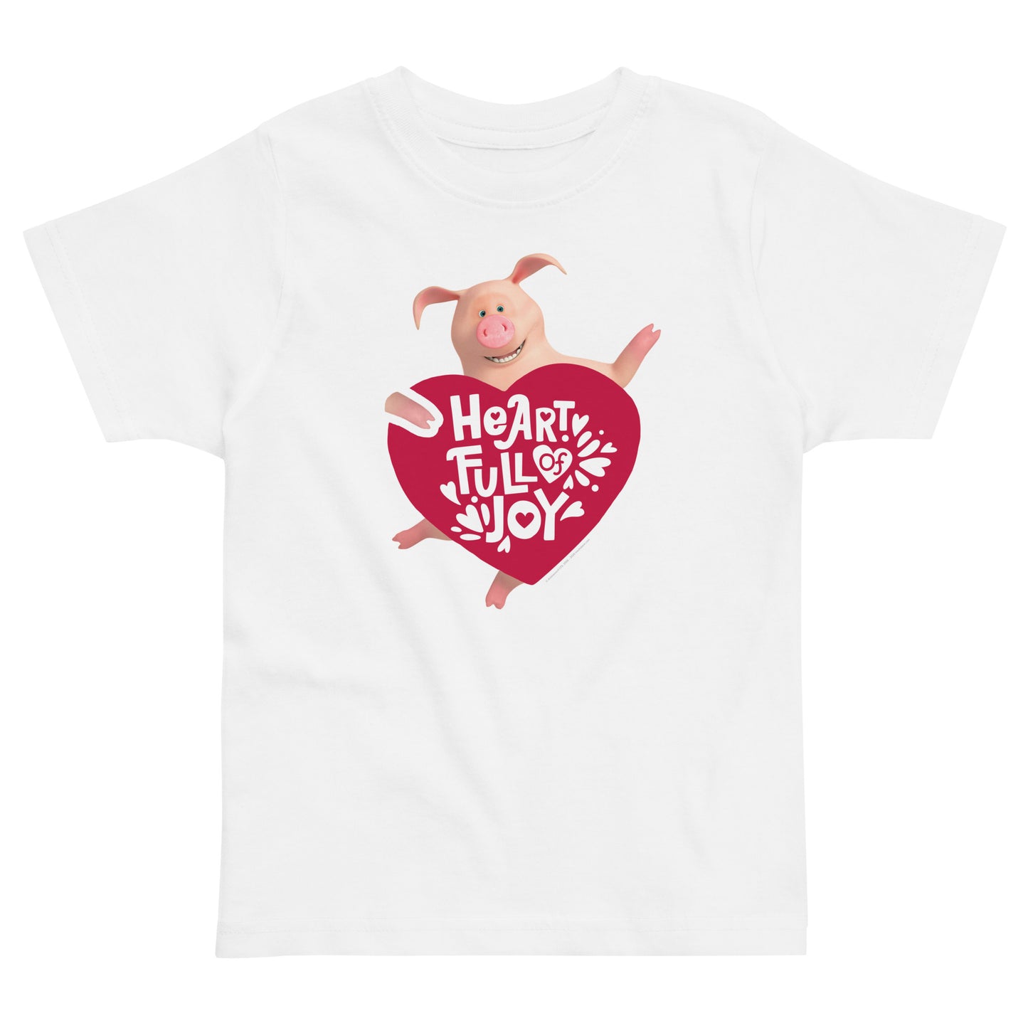 Masha and the Bear Friends Love Day Toddler jersey t-shirt White T-SHIRT