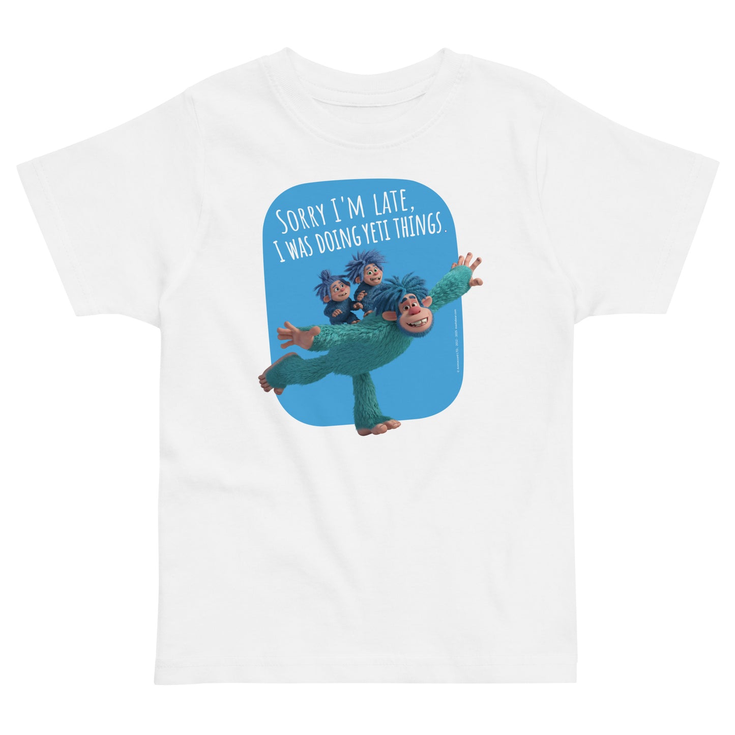 Masha and the Bear Friends Sorry I'm Late Toddler Jersey T-shirt White T-SHIRT