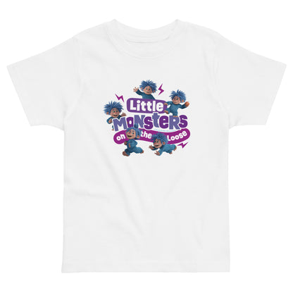 Masha and the Bear Friends Little Monsters Toddler Jersey T-shirt White T-SHIRT
