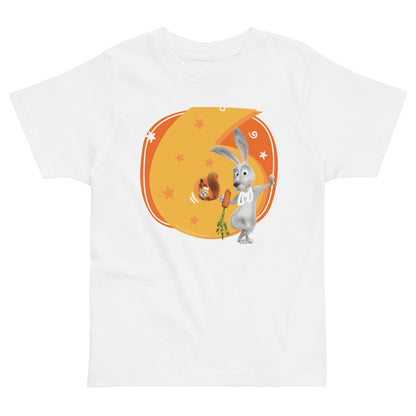 Masha and the Bear Friends Toddler Jersey 6 Years T-shirt White