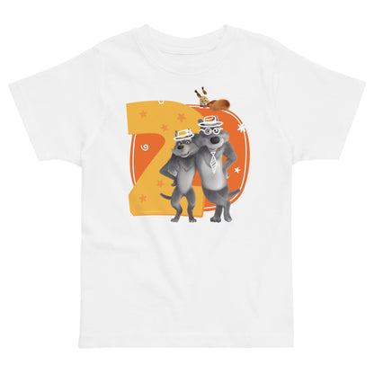 Masha and the Bear Friends Toddler Jersey 2 Years T-shirt White